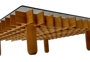 XL Kyoto Graphic Coffee Table by Gianfranco Frattini for Ghianda / Knoll, 1974